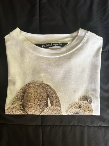 Shirt palm angels white bear - white,