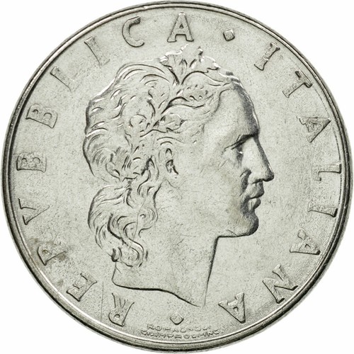 529458 moneta italia 50 - moneta,, italia,