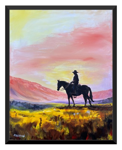 Quadro western bordo luce