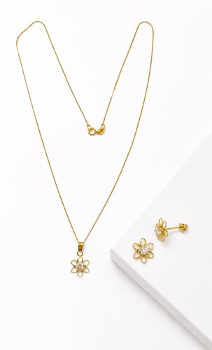 Set collana 45cm orecchini - collana,
