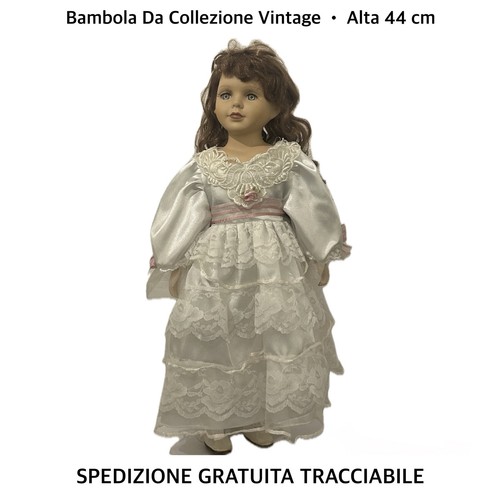 Bambola vintage porcellana - bambola,