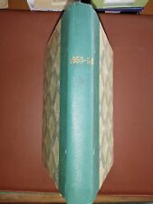 Enciclopedia ALMANACCO ILLUSTRATO CALCIO ITALIANO 1953-54 originali rilegati 