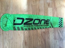 Calza a vento piccola in ozono verde per paramotore e parapendio