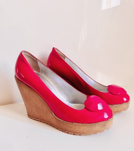 Moschino scarpe platform pelle - platform,