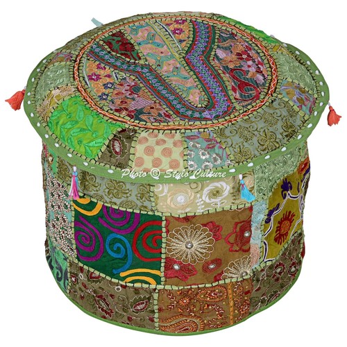 Pouf ottomano patchwork