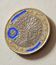 Pièce 1 euro France 1999