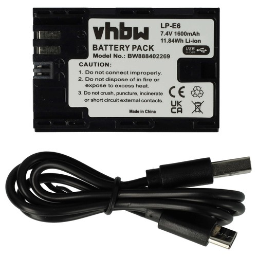 Batteria per canon xc10 - per, xc15