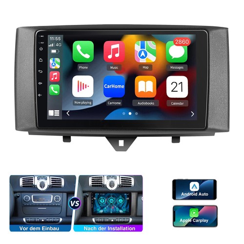 Carplay per smart fortwo - 9",