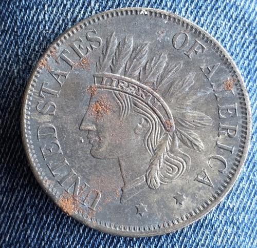 Dollaro 1851 testa - 1851,, indiano