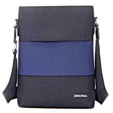 Borsa da uomo a tracolla grande monospalla ufficio borsello messenger nera