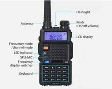 Baofeng dual band 5w - uv-5r,