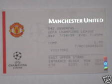 MANCHESTER UNITED JUVENTUS BIGLIETTO TICKET CL 98/99