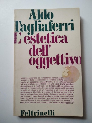 Estetica dell oggettivo - l'estetica, dell'oggettivo