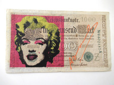 a0) BANCONOTA A. WARHOL 1000DM