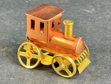 Mini statuina treno in rame e