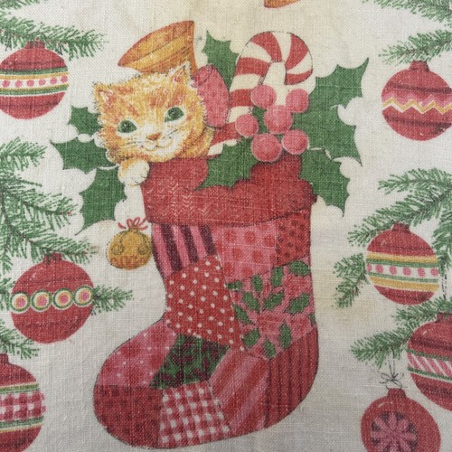 Vintage natale gattino gatto - natale,