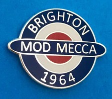 SCOOTER MOD BADGE - BRIGHTON