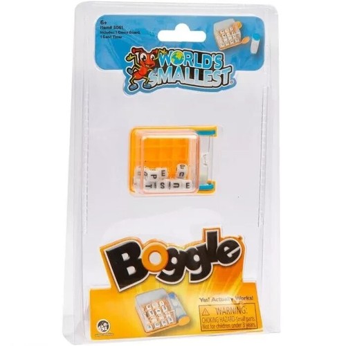 Boggle worlds smallest - worlds,