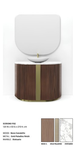 Mobile bagno marrone - da,
