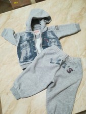 TUTA LEVIS, FELPA CON CAPPUCCIO, AUTUNNO INVERNO , NEONATO 6 MESI 