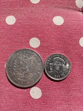 2 Monete- Argento-Bolivia- Pesos- Guevara.