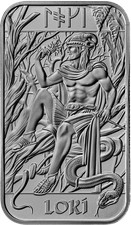 Lingotto d'argento Loki 1 oz