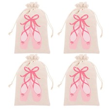  4 borse per scarpe da ballo: zaino da danza classica con coulisse per ragazze,