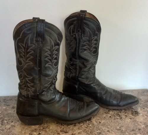 Stivali cowboy vintage neri - stivali,