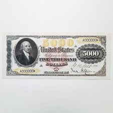 5000 Dollari 1878 Gara Legale