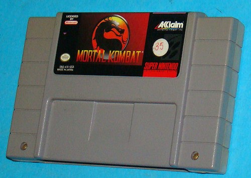 Mortal kombat super nintendo - mortal,