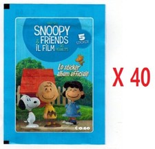 Snoopy and Friends Film Peanuts Lotto 40 Bustine Figurine Preziosi