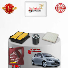 KIT TAGLIANDO 3 FILTRI E OLIO HONDA JAZZ II 1.3 61KW 83CV DAL 2002 ->