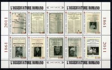 2011 Vaticano Foglietti