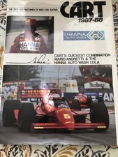 Cart 1987-88 Gli uomini e le macchine di Indy Car Racing copertina rigida con giacca antipolvere 