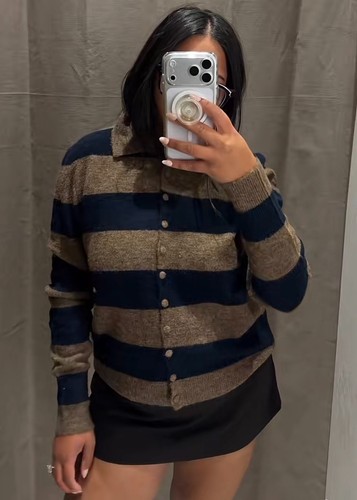 Zara cardigan righe - a,