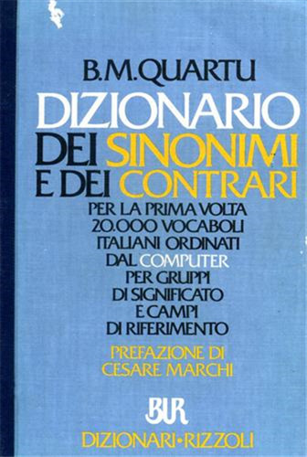 Quartu dizionario dei - -,