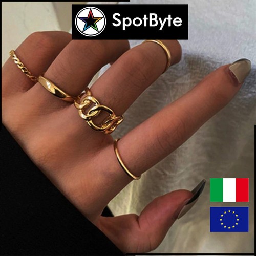 Set anelli donna - set,