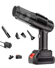 Aspirapolvere Aspirabriciole Portatile Senza Fili Doppia Batteria 20 V Casa Auto