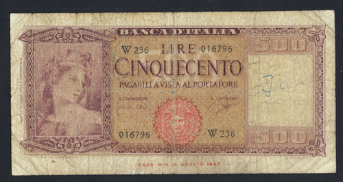 Repubblica italiana 500 lire - repubblica,