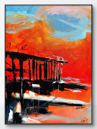 Samatowic sunset pier - sunset,