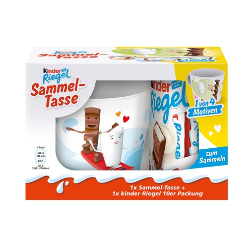 Kinder riegel con tazza - con,