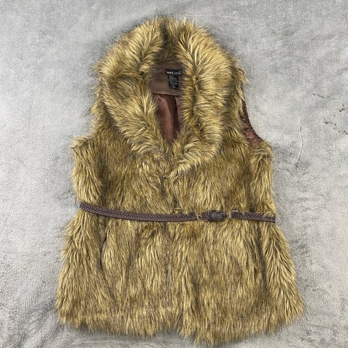 Gilet pelliccia sintetica wet - gilet,