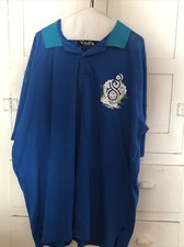 Eight 732 camicia uomo blu polo/rugby manica corta taglia 3XL