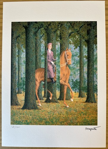 Rene magritte edizione firmata - rene,