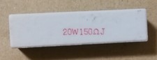 Resistenza 20W Watt 150 Ohm 10% a filo corpo ceramico resistor ceramic 