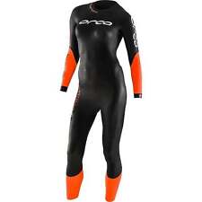 Muta donna Orca Openwater SW nera neoprene triathlon hi vis termica imbottita