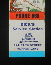 1950s Mobil Gas Dick's Service