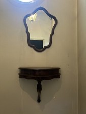 Consolle  Con Cassetto E Specchio Vintage 1900