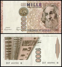 Italy 1000 Lire, 1982, P-109b