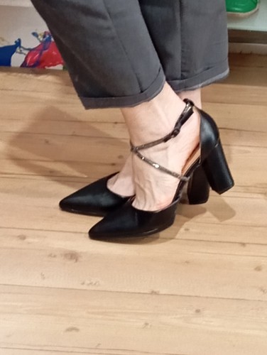 Décolleté con plateau nero - décolleté,